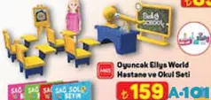 MGS OYUNCAK ELLYS WORLD HASTANE VE OKUL SETİ
